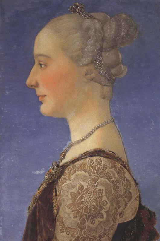 Piero pollaiolo Female portrait oil painting image